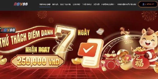 Đăng nhập PBV88 Xổ số may mắn nhận ngay 188K